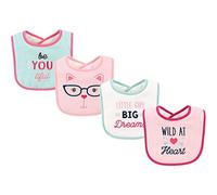 Luvable Friends Babero de algodón con relleno de fibra, corazón, talla única