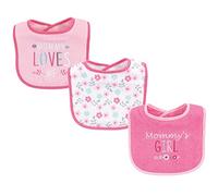 Luvable Friends Baberos unisex de algodón con relleno de fibra, talla única