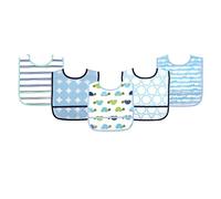 Luvable Friends Baberos unisex impermeables PEVA, tortuga, talla única