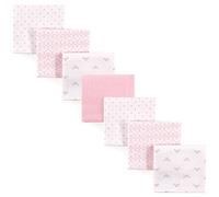 Luvable Friends Flannel 7 Piece Receiving Blanket, Tiara, One Size
