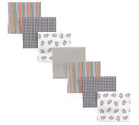 Luvable Friends Flannel Receiving Blanket 7 Piece, Giraffe, One Size