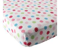 Luvable Friends Geometric Print Fitted Knit Crib Sheet, Pink by Luvable Friends
