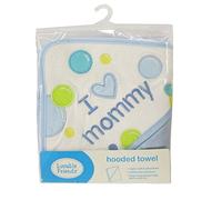 Luvable Friends I Love Family Hooded Towel, Blue Daddy by Luvable Friends