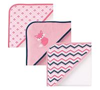 Luvable Friends Jheppbay Toallas Unisex de Rizo de algodón con Capucha para bebé, Foxy, Talla única