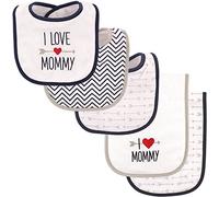 Luvable Friends - Juego de baberos y paños de limpieza blanco Boys Love Mommy Talla:talla única