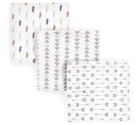 Luvable Friends - Mantas unisex de franela de algodón para bebé, plumas de niño, talla única