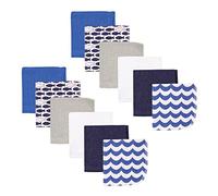 Luvable Friends - Paño de cocina (12 piezas), diseño de ballena Blue Fishes Talla:talla única