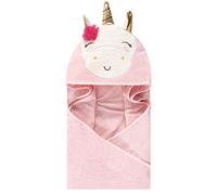 Luvable Friends - Toalla con capucha rosa Flor de unicornio. Talla:talla única