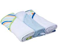 Luvable Friends Toallas Unisex de algodón Terry con Capucha, Azul, Talla única