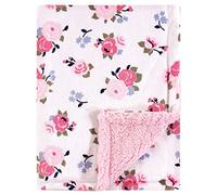 Luvable Friends Unisex Baby Mink Blanket with Sherpa Backing