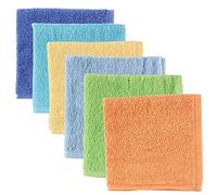 Luvable Friends Washcloths, Blue, 6-Count by Luvable Friends