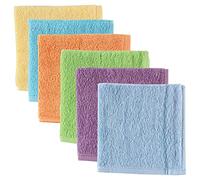 Luvable Friends Washcloths, Yellow, 6-Count by Luvable Friends
