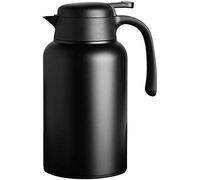 Luvan Thermos 2L, Jarra térmica de acero inoxidable, retención caliente fría 24H (negro)