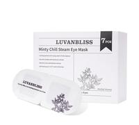 Luvanbliss Minty Chill - Máscara de ojos de vapor, autocalentamiento, compresa caliente, desechable