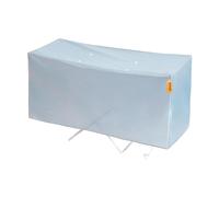 LUVDECO Funda de secado de poliéster con alas, 146 x 53 x 74 cm, gris, plegable, perfecta para ropa, independiente