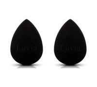 Luvia Beauty Blender Esponja - Huevo de maquillaje - Extra suave - en negro atemporal - Esponja cosmética (Paquete de 2)
