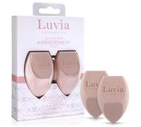 Luvia Cosmetics - Esponja de maquillaje con forma de diamante, color rosa