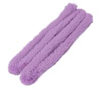LUVIVO Limpiapipas Artificiales Pelo De Conejo 20mm Enrollados 5 Unidades Palitos Peludos Bricolaje Animales Tallos De Chenilla Suaves Fáciles De Moldear(Grape Purple)