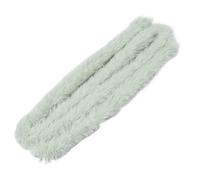 LUVIVO Limpiapipas Artificiales Pelo De Conejo 20mm Enrollados 5 Unidades Palitos Peludos Bricolaje Animales Tallos De Chenilla Suaves Fáciles De Moldear(Green A)