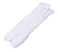 LUVIVO Limpiapipas Artificiales Pelo De Conejo 20mm Enrollados 5 Unidades Palitos Peludos Bricolaje Animales Tallos De Chenilla Suaves Fáciles De Moldear(Blanco)
