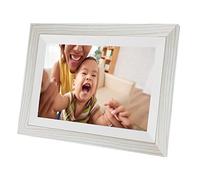 LuvLink Marco de fotos digital Smart Frameo blanco con conexión WiFi - 10 pulgadas, 1280 x 800, 16 GB. Envía fotos a tus seres queridos desde cualquier lugar