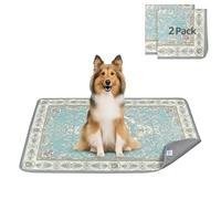 Luvore Almohadillas de Entrenamiento Reutilizables para Perros 2 Piezas, 70x100cm Lavables, Superabsorbentes, Antideslizantes, Impermeables, para Perros, Gatos, Conejos y Cobayas