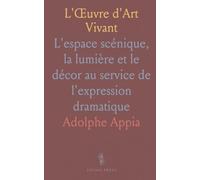 L'Œuvre d'Art Vivant: L'espace scénique, la lumière et le décor au service de l'expression dramatique