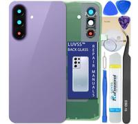 LUVSS Tapa Trasera Vidrio para Samsung Galaxy A57 Cubre Kit SM-A576 Lila