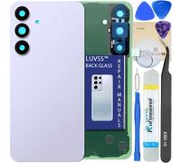 LUVSS Tapa Trasera Vidrio para Samsung Galaxy S25 FE Cubre Kit SM-S731 Azul