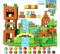 LUVTOY Cubos Magneticos - Bloques Magneticos Construccion Niños - 150 Piezas Magneticas Niños - Construcciones Magneticas Niño - Juguetes Pascua Regalo Niño 3 4 5 6 7 8 9 10 Años