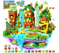 LUVTOY Cubos Magneticos - Bloques Magneticos Construccion Niños - Magneticas Niño - Construcciones Magneticas Niños - Juguetes Pascua Regalo Niño 3 4 5 6 7 8 9 10 Años