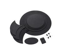 Luwecf 10 Uds. Accesorios de Tambor con Almohadilla Silenciosa para Entrenamiento
