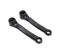 Luwecf 2 Piezas Bike Crank Arm Componentes de Aluminio para Bicicletas Resistencia a Deformaciones Superficie Pulida Reducción de Fricción Adecuado para Uso, 127 Brazo de manivela