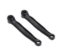 Luwecf 2 Piezas Bike Crank Arm Componentes de Aluminio para Bicicletas Resistencia a Deformaciones Superficie Pulida Reducción de Fricción Adecuado para Uso, 165 Brazo de manivela