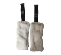 Luwecf 2 Piezas Correas de Pilates Accesorios de Pilates Correas Cómodas Correas Ajustables Material de Felpa Y Nailon Compatible con Máquina Reformer para G, Gris Claro