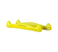 Luwecf 2 Piezas Cubre Patines de Hielo Guardia Protector Caminar sobre Hielo Material Drenante Resistente Accesorios Adecuados para Patinadores Adultos Niños, Amarillo