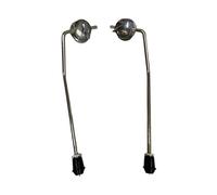 Luwecf 2 Piezas de Soporte para Pies de Tambor, Piezas de Repuesto, Accesorios para Tambor, Patas de Tambor Profesionales