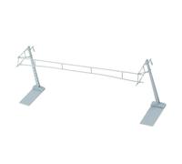 Luwecf 2 Piezas Poste de Energía para Ferrocarril Modelo Pilares de Escala N Elementos de Escenografía Decoración de Sand Table Material PP Adecuado para Maq, Style B