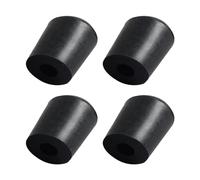 Luwecf 4 Piezas Cello Endpin Tips Tapas de Goma Antideslizantes Protector para Suelo Absorción de Impactos Portátil Adecuado para Músicos Práctica Conciertos