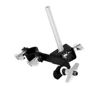 Luwecf Abrazadera de Cencerro de Metal Suministros de Instrumentos Musicales Abrazadera de Tambor Resistente Ajustable