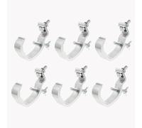 Luwecf Abrazadera de Luz de Escenario, Abrazaderas de Luz de DJ para Brazo de Club, Soporte de Luz, Escenario, 6 Uds.