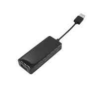 Luwecf Adaptador Compatible para Vehículo Adaptador Auto con Función de Espejo de Pantalla Puerto Usb Audio Manos Libres Y Control de Voz Adecuado para Condu, Negro