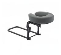 Luwecf Almohada de Masaje Cojín Soporte Cervical Reposacabezas Facial Ergonómico con Regulable para Colchones de 14cm a 45cm Adecuada para Cama del Hogar, Gris+Bolso