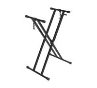 Luwecf Altura de Soporte de Teclado en Forma de X Altura Sin Deslizamiento Ajustable Almohadillas de Hierro Portátil de Hierro Doble Arranque para Pianos Ele, Engrosado