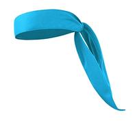 Luwecf Bandana Fitness Diadema Ligera para Deportes Cinta de Sudor Elástica Ajustable Banda para la Cabeza de Entrenamiento Fabricada en Poliéster, Azul