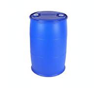Luwecf Barril de Almacenamiento Industrial Tambor Contenedor Depósito Bidón Hecho de HDPE Resistente con Cierre Doble y Tapa, Array, Azul, Doble Anillo, 9.0kg De Peso Propio, Material Nuevo