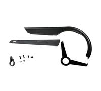 Luwecf Bike Chain Cover Protector Funda para Cadena de Bicicleta Cubierta Guardacadena Protector Shell Material Resistente Adecuado para Reparación Uso, con Cola Fija