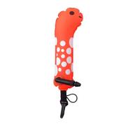 Luwecf Bolla de Señalización de Superficie Buceo Tubo Señal Inflable Cerrado Accesorios de Buceo para Visibilidad Mejorada Adecuado para Deportes Acuáticos, Naranja Fluorescente