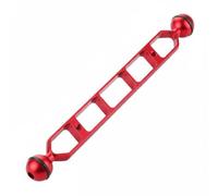 Luwecf Brazo para Luz de Buceo Brazo de Extensión Articulado Montura Flotante Diseño de Aleación de Aluminio Apto para Fotógrafos Acuáticos Buceadores Recreativos, Rojo, 11 Pulgadas