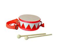 Luwecf Caja de Percusión Juguete Musical Tambor de Caja Batería Infantil Instrumento para Mejorar La Coordinación Ojo Mano Adecuado para Preescolares en Cas, Rojo